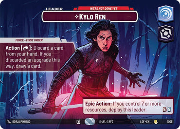 Kylo Ren (1005) - We're Not Done Yet (Showcase) (1005) [Legends of the Force] (ONLINE ORDER ONLY)