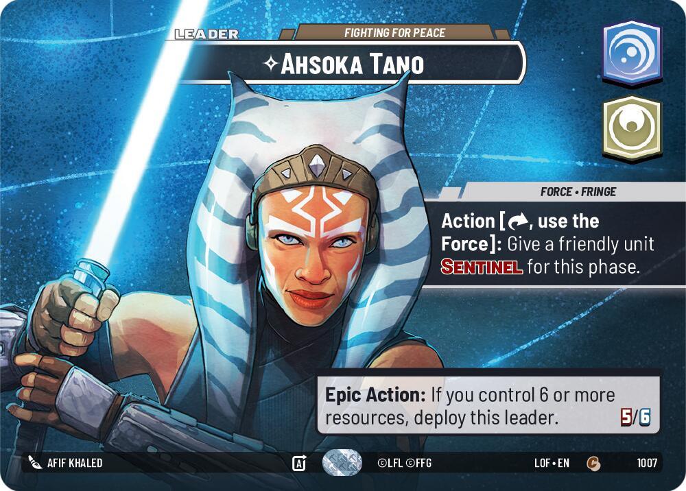 Ahsoka Tano (1007) - Fighting For Peace (Showcase) (1007) [Legends of the Force] (ONLINE ORDER ONLY)