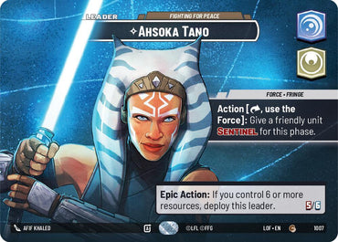 Ahsoka Tano (1007) - Fighting For Peace (Showcase) (1007) [Legends of the Force] (ONLINE ORDER ONLY)