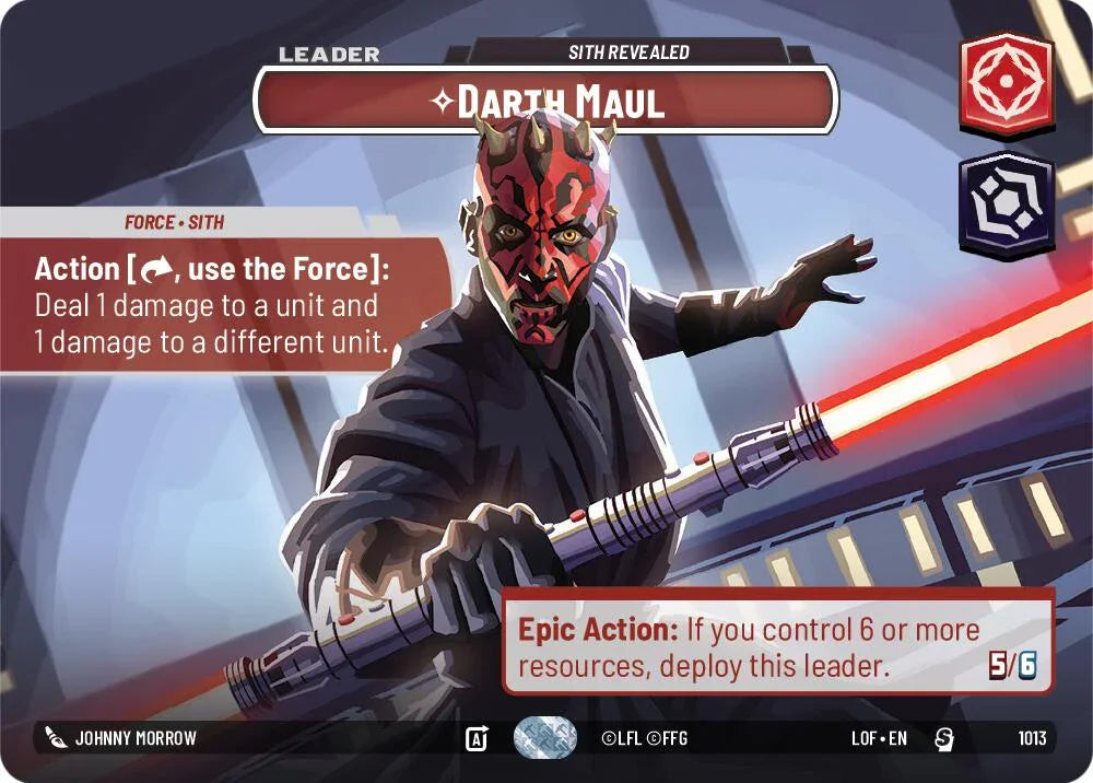 Darth Maul (1013) - Sith Revealed (Showcase) (1013) [Legends of the Force] (ONLINE ORDER ONLY)