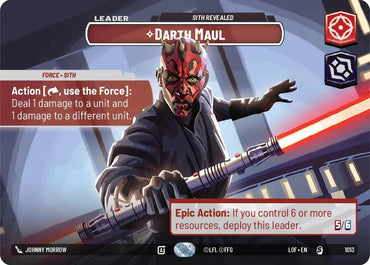 Darth Maul (1013) - Sith Revealed (Showcase) (1013) [Legends of the Force] (ONLINE ORDER ONLY)