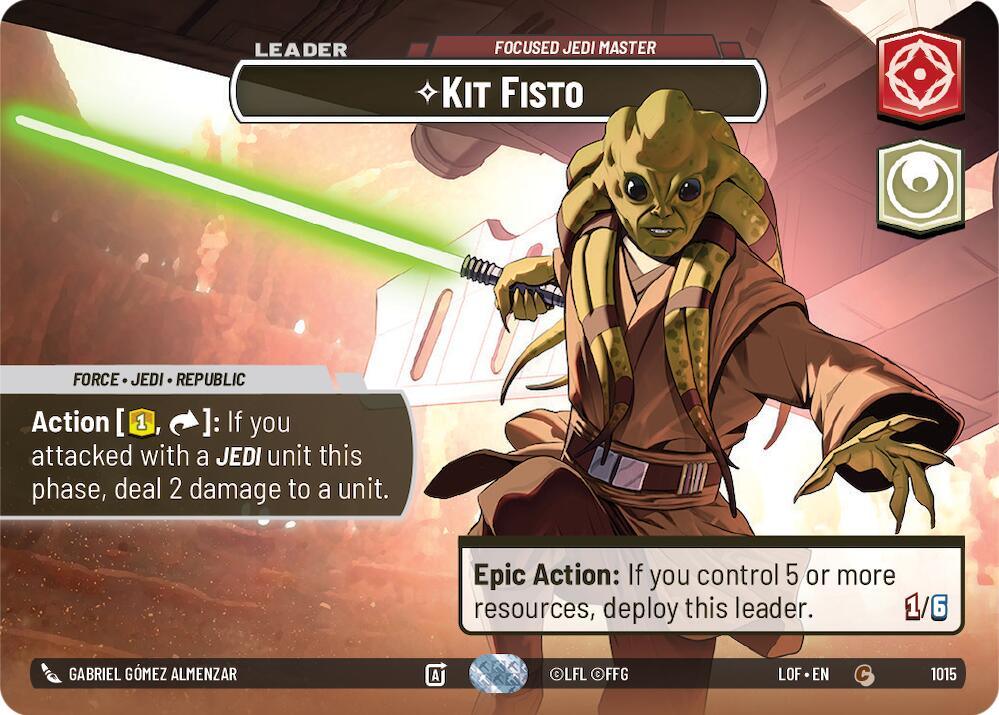 Kit Fisto (1015) - Focused Jedi Master (Showcase) (1015) [Legends of the Force] (ONLINE ORDER ONLY)