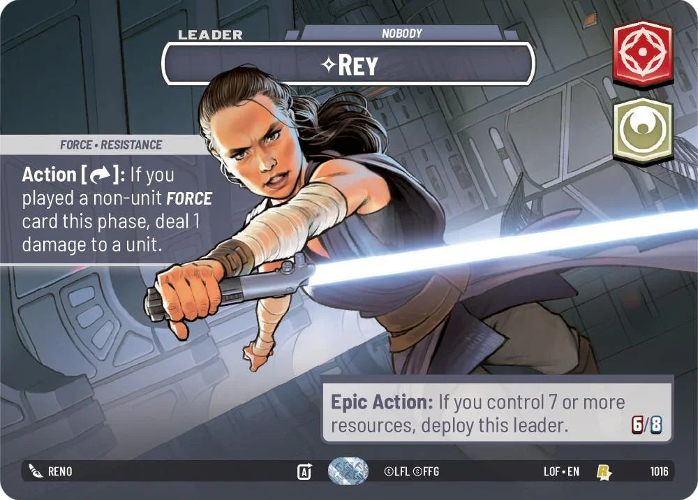Rey (1016) - Nobody (Showcase) (1016) [Legends of the Force] (ONLINE ORDER ONLY)