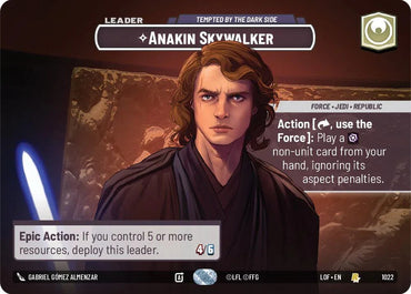 Anakin Skywalker (1022) - Tempted by the Dark Side (Showcase) (1022) [Legends of the Force] (ONLINE ORDER ONLY)