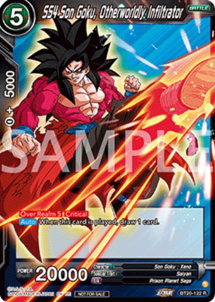 SS4 Son Goku, Otherworldly Infiltrator (Deluxe Pack 2025 Vol.2) (BT20-122) [Promotion Cards] (ONLINE ORDER ONLY)
