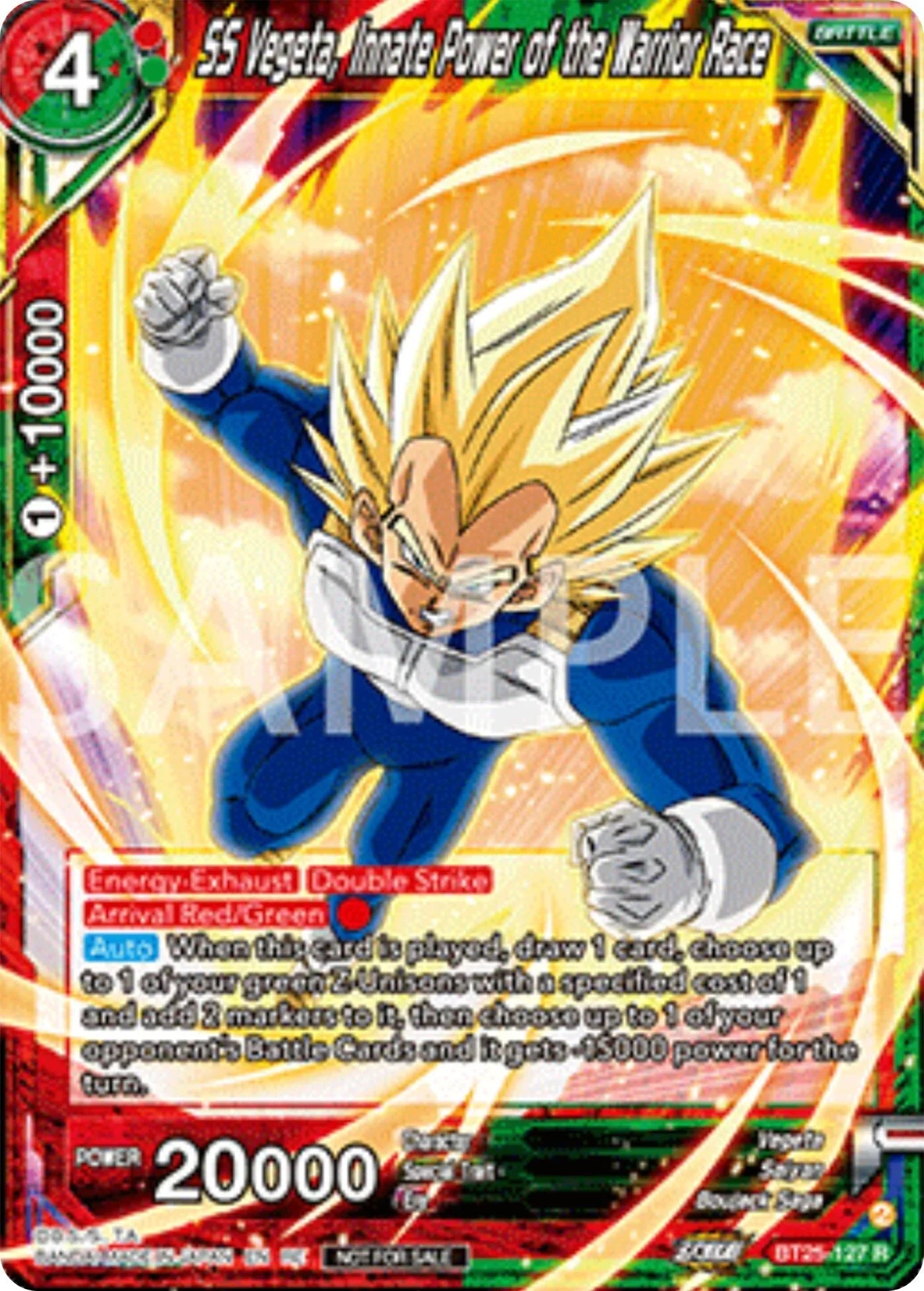 SS Vegeta, Innate Power of the Warrior Race (Deluxe Pack 2025 Vol.2) (BT25-127) [Promotion Cards] (ONLINE ORDER ONLY)