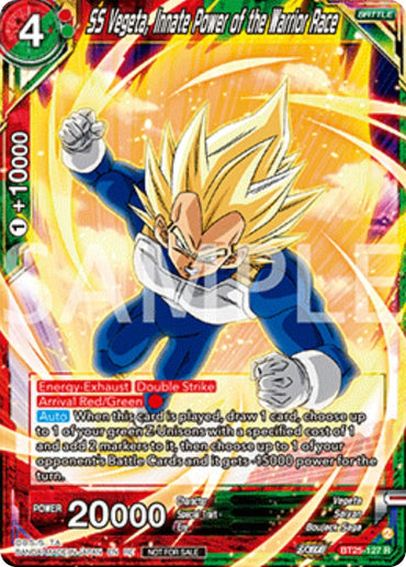 SS Vegeta, Innate Power of the Warrior Race (Deluxe Pack 2025 Vol.2) (BT25-127) [Promotion Cards] (ONLINE ORDER ONLY)