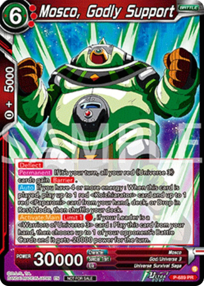 Mosco, Godly Support (Deluxe Pack 2025 Vol.2) (P-689) [Promotion Cards] (ONLINE ORDER ONLY)