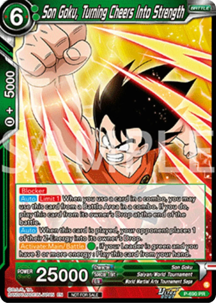 Son Goku, Turning Cheers Into Strength (Deluxe Pack 2025 Vol.2) (P-690) [Promotion Cards] (ONLINE ORDER ONLY)