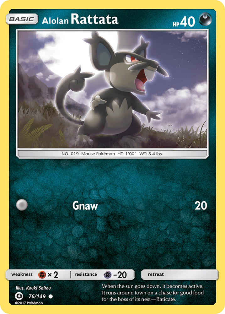 Alolan Rattata (76/149) [Sun & Moon: Base Set] (Online Only)