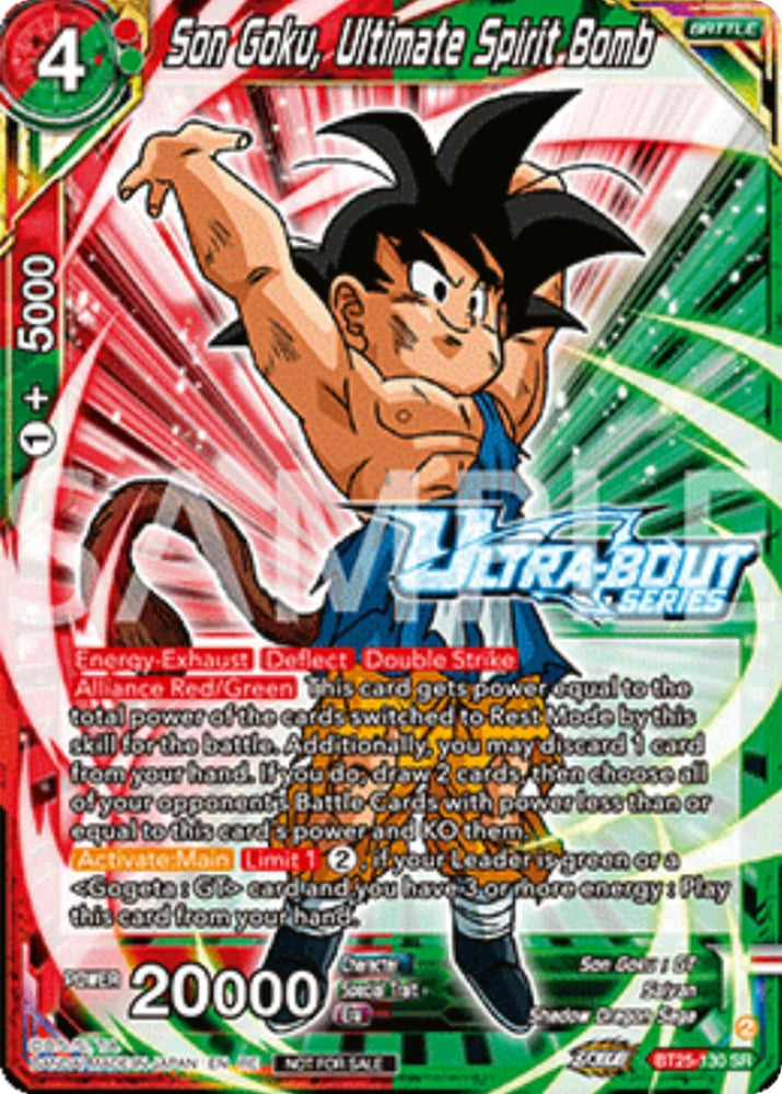 Son Goku, Ultimate Spirit Bomb (Event Pack 17) (BT25-130) [Promotion Cards] (ONLINE ORDER ONLY)
