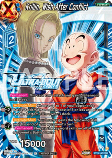 Krillin, Wish After Conflict (Event Pack 17) (BT25-140) [Promotion Cards] (ONLINE ORDER ONLY)