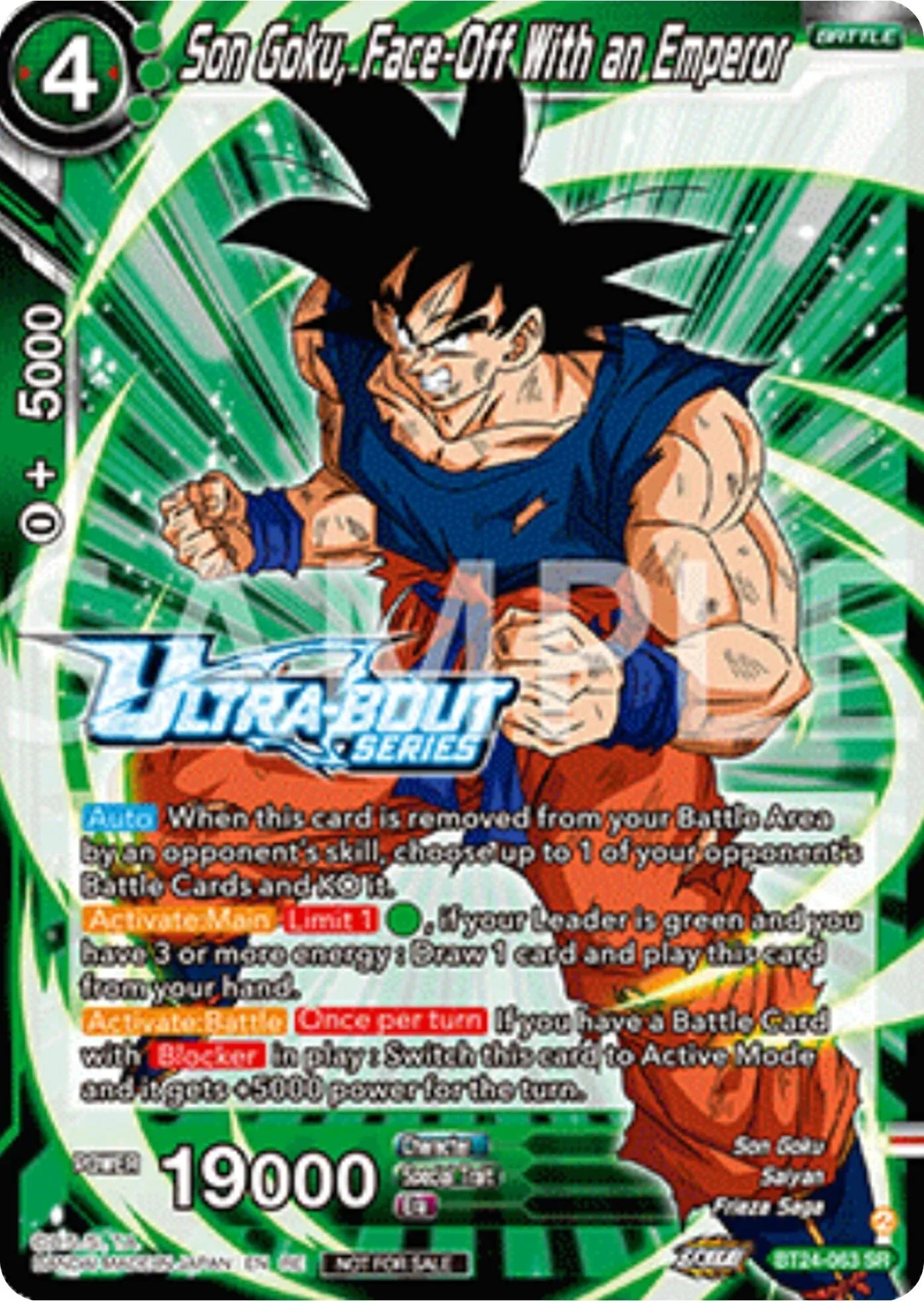 Son Goku, Face-Off With an Emperor (Event Pack 17) (BT24-063) [Promotion Cards] (ONLINE ORDER ONLY)