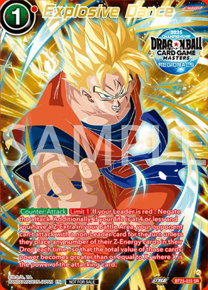 Explosive Dance (Alt-Art Card) (BT23-033) [Promotion Cards] (ONLINE ORDER ONLY)