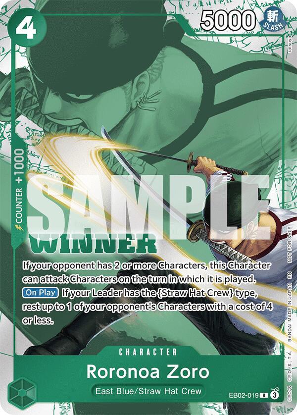 Roronoa Zoro (Winner Pack 2025 Vol. 3) [One Piece Promotion Cards] (ONLINE ORDER ONLY)