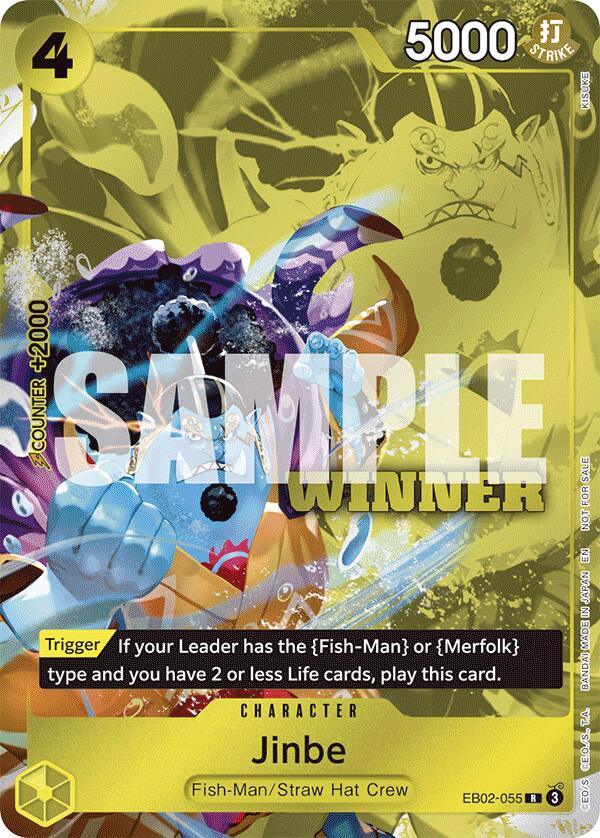 Jinbe (Winner Pack 2025 Vol. 3) [One Piece Promotion Cards] (ONLINE ORDER ONLY)