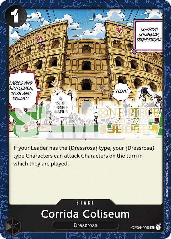 Corrida Coliseum (Judge Pack Vol. 6) [One Piece Promotion Cards] (ONLINE ORDER ONLY)