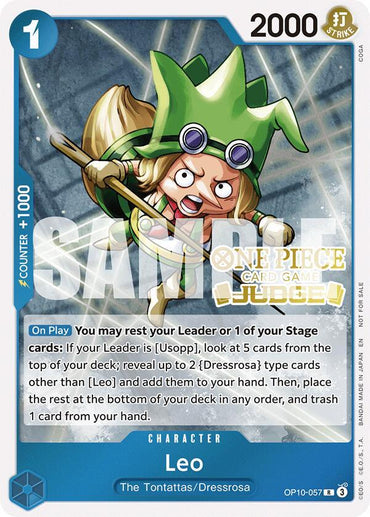 Leo (Judge Pack Vol. 6) [One Piece Promotion Cards] (ONLINE ORDER ONLY)