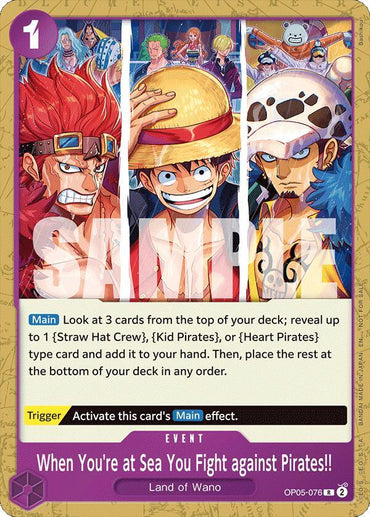 When You're at Sea You Fight against Pirates!! (2025 Pirates League Store) [Qualifier] [One Piece Promotion Cards] (ONLINE ORDER ONLY)