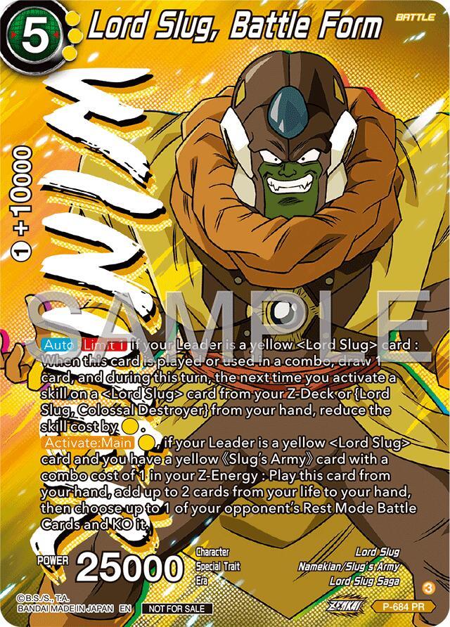 Lord Slug, Battle Form (Zenkai Series Tournament Pack Vol.12) (Winner) (P-684) [Tournament Promotion Cards] (ONLINE ORDER ONLY)