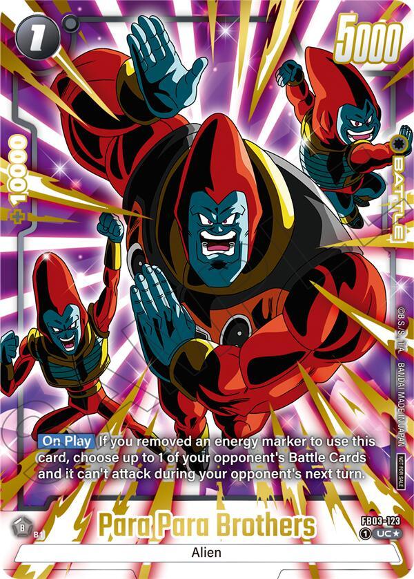 Para Para Brothers (Limited Pack 02) (Alternate Art) [Fusion World Tournament Cards] (ONLINE ORDER ONLY)