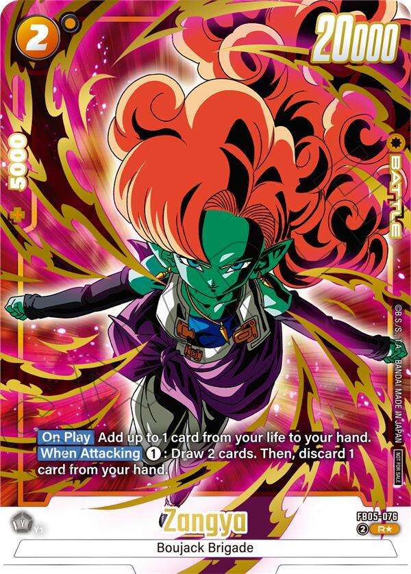 Zangya (Limited Pack 02) (Alternate Art) [Fusion World Tournament Cards] (ONLINE ORDER ONLY)