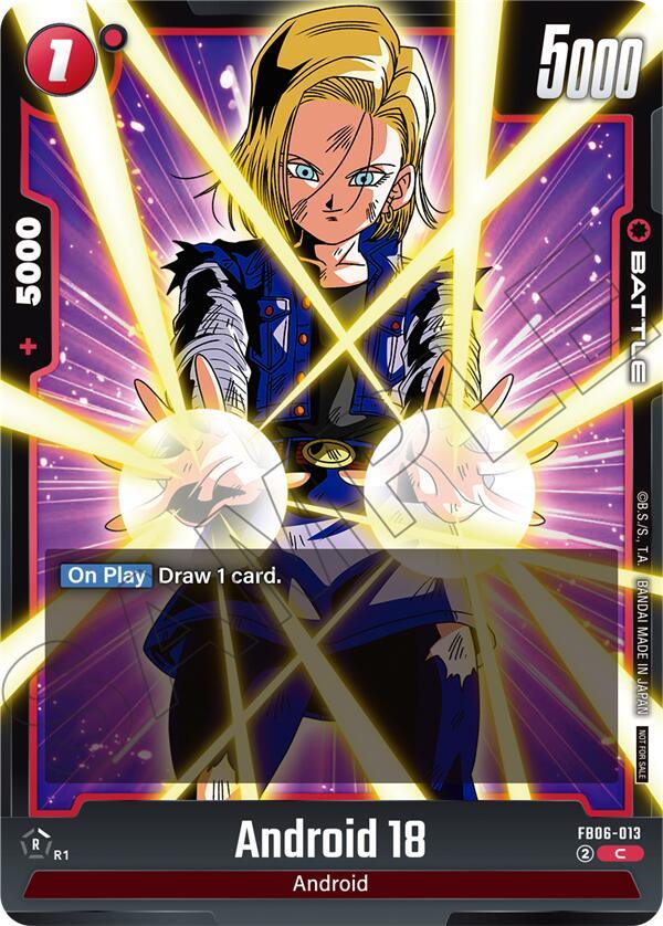 Android 18 (Limited Pack 02) [Fusion World Tournament Cards] (ONLINE ORDER ONLY)