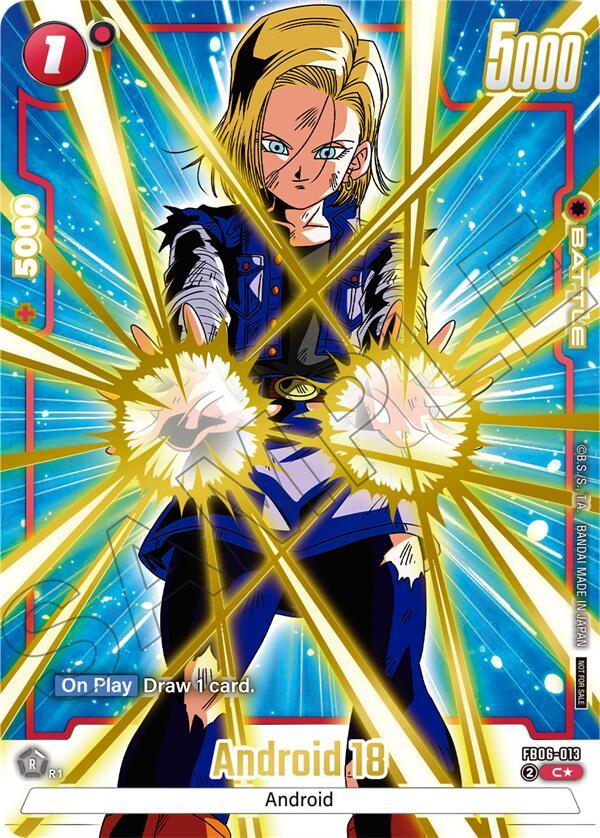 Android 18 (Limited Pack 02) (Alternate Art) [Fusion World Tournament Cards] (ONLINE ORDER ONLY)