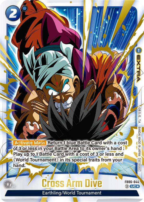 Cross Arm Dive (Limited Pack 02) (Alternate Art) [Fusion World Tournament Cards] (ONLINE ORDER ONLY)