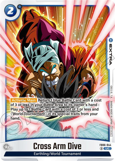 Cross Arm Dive (Limited Pack 02) [Fusion World Tournament Cards] (ONLINE ORDER ONLY)