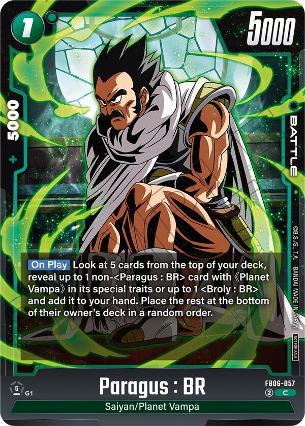 Paragus : BR (Limited Pack 02) [Fusion World Tournament Cards] (ONLINE ORDER ONLY)