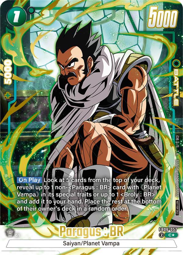 Paragus : BR (Limited Pack 02) (Alternate Art) [Fusion World Tournament Cards] (ONLINE ORDER ONLY)
