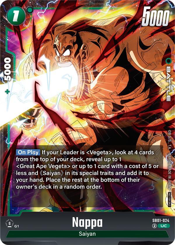 Nappa (Limited Pack 02) [Fusion World Tournament Cards] (ONLINE ORDER ONLY)
