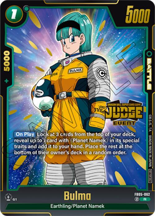 Bulma (Judge Pack 04 - Event) [Fusion World Tournament Cards] (ONLINE ORDER ONLY)