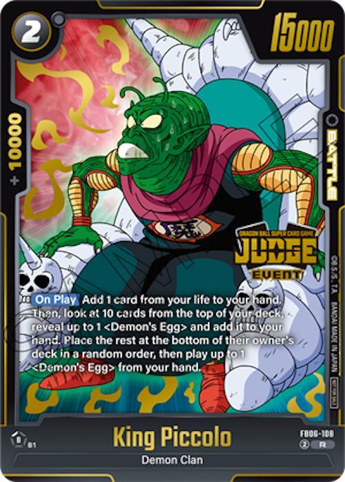 King Piccolo (Judge Pack 04 - Event) [Fusion World Tournament Cards] (ONLINE ORDER ONLY)