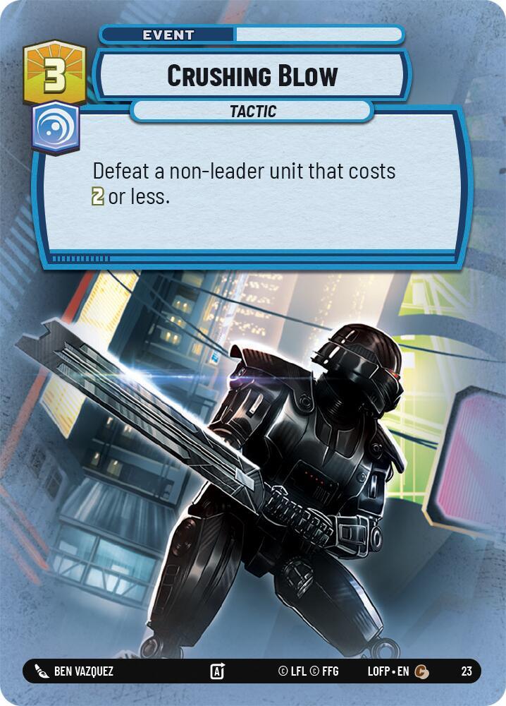Crushing Blow (23) (23) [Judge Promos] (ONLINE ORDER ONLY)
