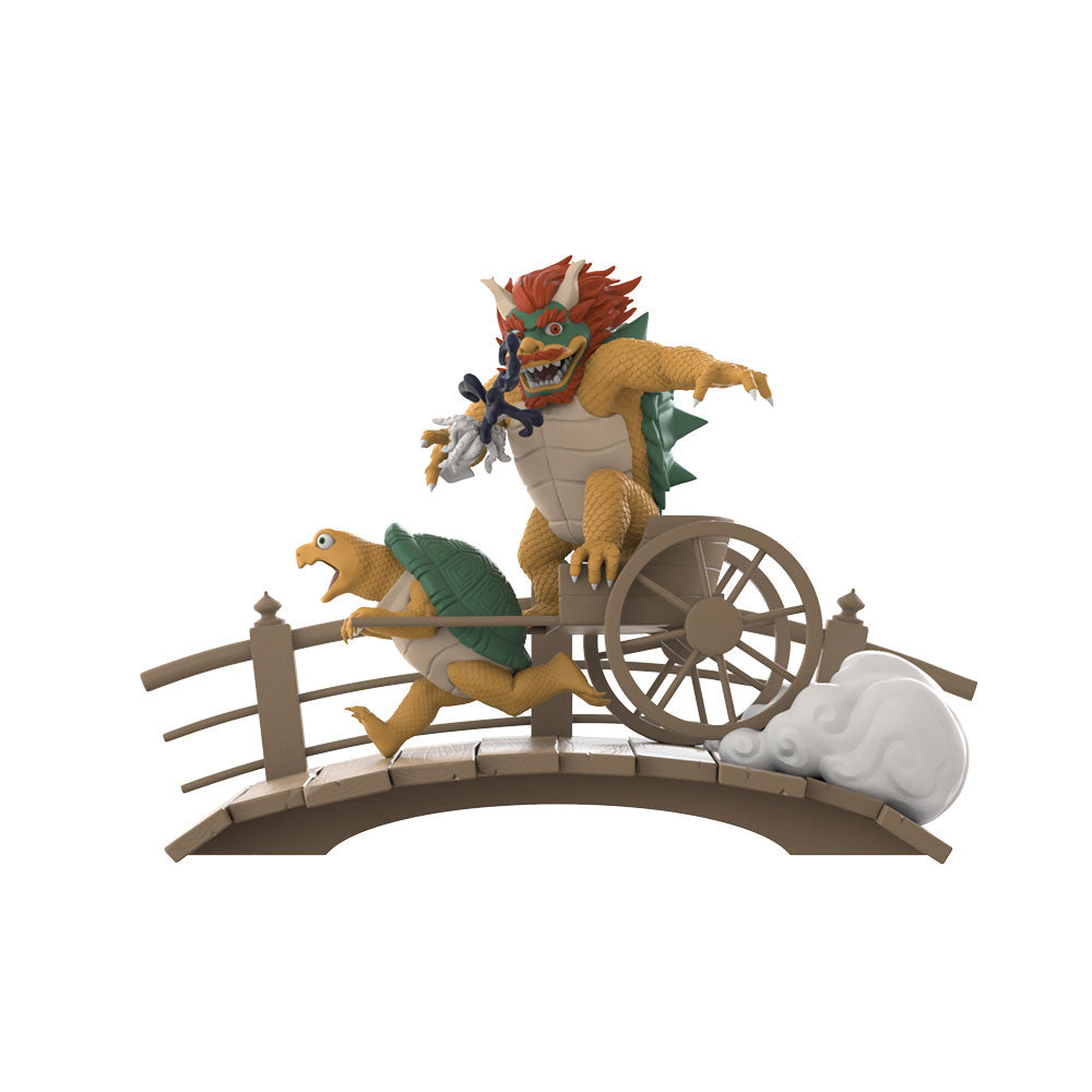 Migthy Jaxx Art Toy – Ukiyo-E Rickshaw Kart Turtle Daimao By Jedhenry – Mighty Jaxx Figure (ONLINE ORDER ONLY)