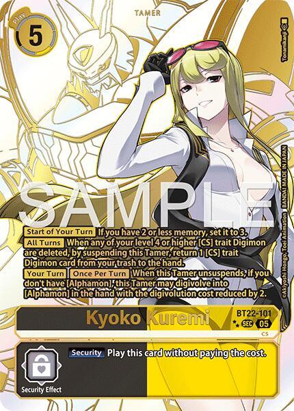 Kyoko Kuremi [BT22-101] (Rare Pull) [Cyber Eden] (ONLINE ORDER ONLY)