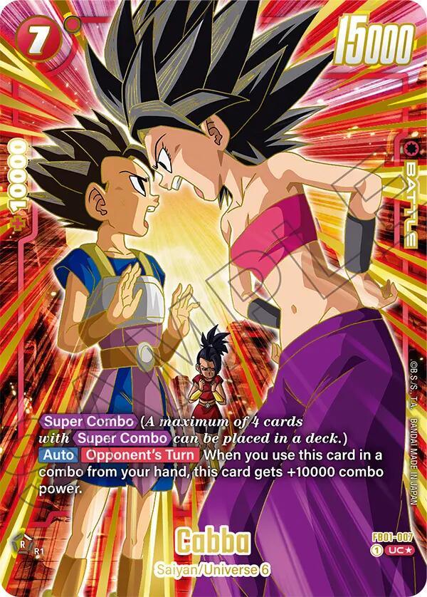 Cabba (1st Anniversary Set) [Fusion World Promotion Cards] (ONLINE ORDER ONLY)