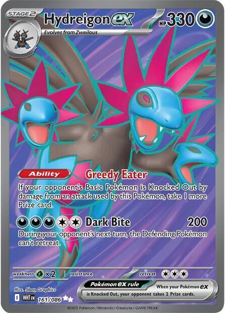 Hydreigon ex (161/086) [Scarlet & Violet: White Flare] (ONLINE ORDER ONLY)