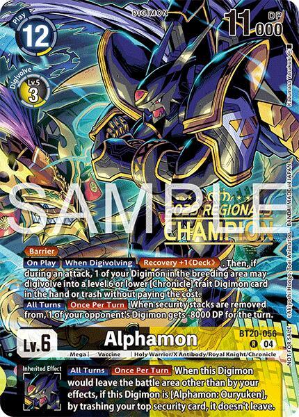 Alphamon [BT20-056] (Regionals 25-26 Season 2 Champion) [Release Special Booster Ver.2.0] (ONLINE ORDER ONLY)