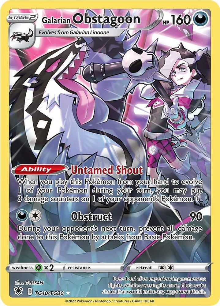 Galarian Obstagoon (TG10/TG30) [Sword & Shield: Astral Radiance] (Online Only)