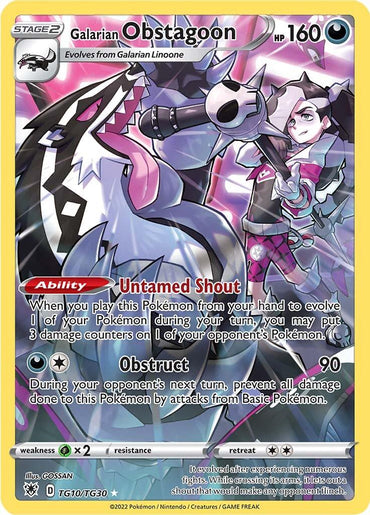 Galarian Obstagoon (TG10/TG30) [Sword & Shield: Astral Radiance] (Online Only)