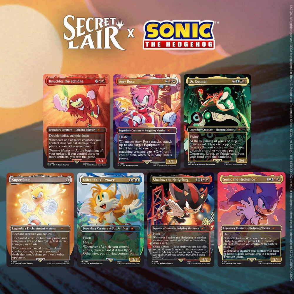 Secret Lair x Sonic the Hedgehog Superdrop: Friends & Foes (Non-Foil) [SLD] (ONLINE ORDER ONLY)