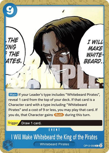 I Will Make Whitebeard the King of the Pirates [Legacy of the Master] (ONLINE ORDER ONLY)