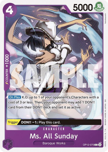 Ms. All Sunday [Legacy of the Master] (ONLINE ORDER ONLY)