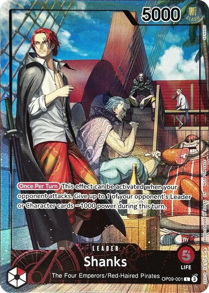Shanks (2025 PSA Magazine Promo) [One Piece Promotion Cards] (ONLINE ORDER ONLY)