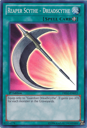 Reaper Scythe - Dreadscythe [DRLG-EN012] Super Rare (ONLINE ORDER ONLY)