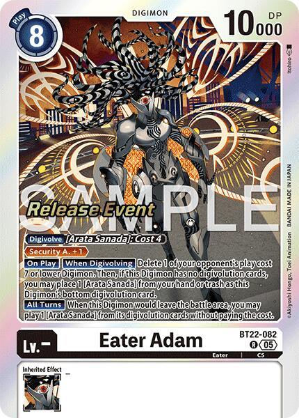 Eater Adam [BT22-082] [Cyber Eden Release Event Cards] (ONLINE ORDER ONLY)