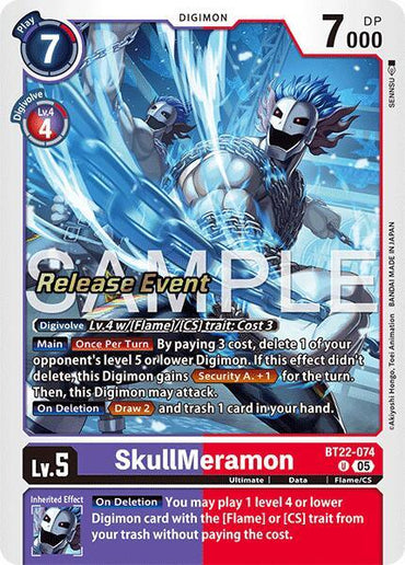SkullMeramon [BT22-074] [Cyber Eden Release Event Cards] (ONLINE ORDER ONLY)